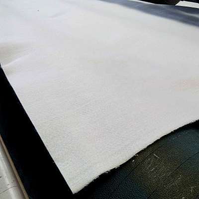 Polyester White Color Nonwoven Short Fiber Geotextile 500g